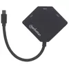 MANHATTAN Mini DisplayPort 1.2 кабель‑адаптер 3‑в‑1 25 см Photo 4