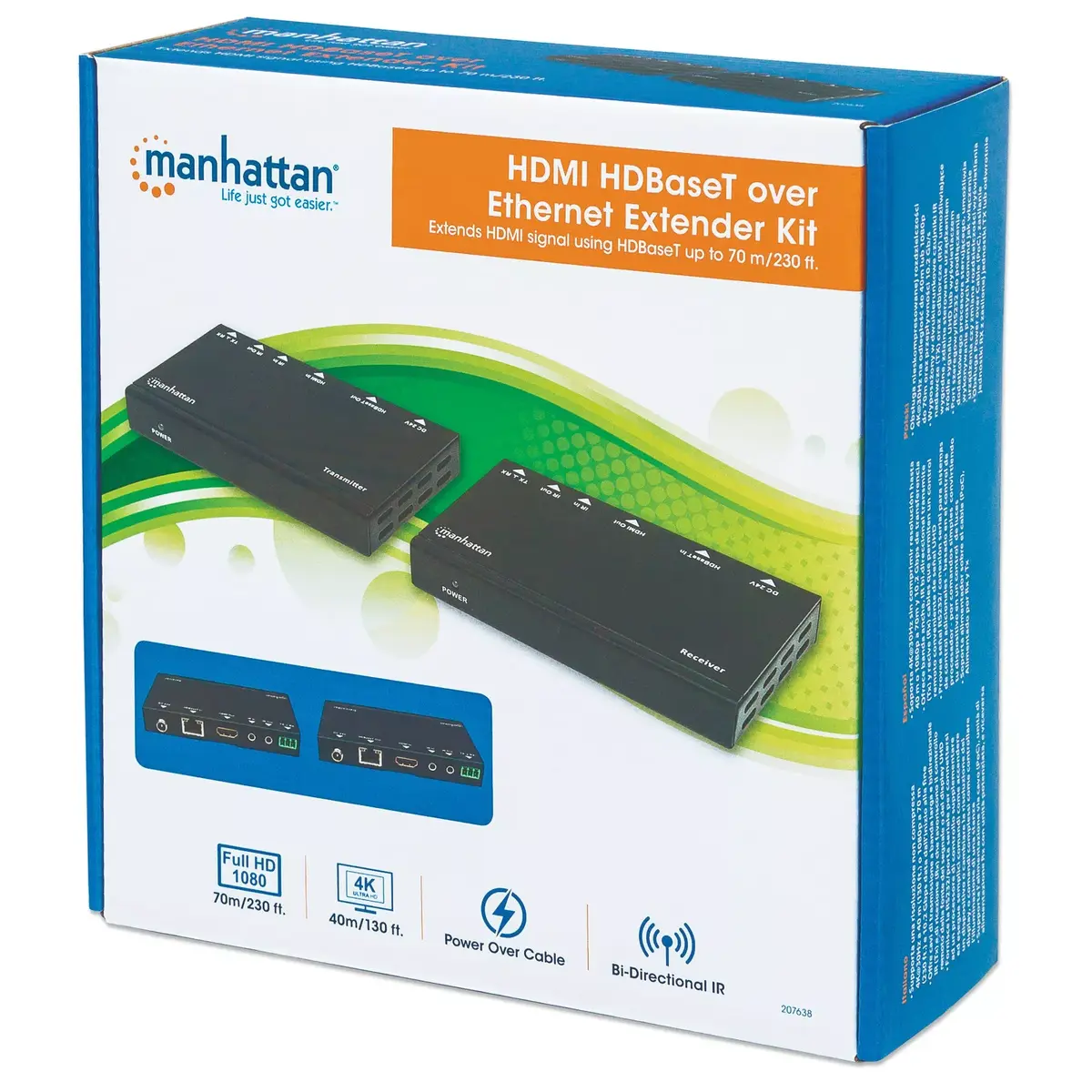 MANHATTAN HDMI HDBaseT pagarinātājs 4K@30Hz Photo 8
