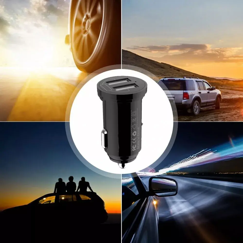 Car Charger Techly Mini 2 USB-A Ports Photo 6