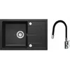 deante Leda graphite kitchen sink set ZRDP2113 Photo 2