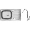 Steel kitchen sink deante ZENB0113 1-bowl Photo 2