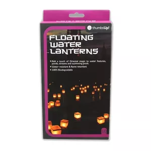 Lantern Thumbs Up WATLAN10 Yellow Battery Powered 110mm