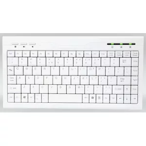 Vadais USB klaviatūra EXACTGAME AMEI AM-K2001W — čehu izkārtojums, balta