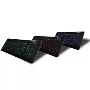 Vadu USB tastatūra EXACTGAME AMEI AM-K3001G — CZ izkārtojums, melna