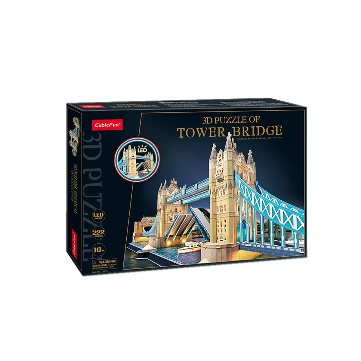 3D puzle Tower Bridge LED — CubicFun, 222 gab. Photo 3