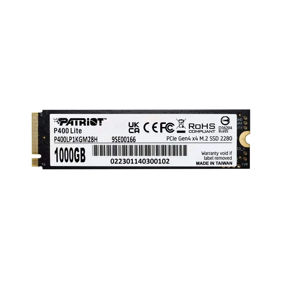 SSD PATRIOT P400 Lite M.2 1 ТБ PCIe Gen4 Photo 5