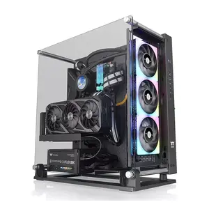 PC Case THERMALTAKE Core P3 TG Pro Midi Tower Black — ATX/EATX support, tempered glass, GPU up to 45 cm, CPU cooler 18 cm