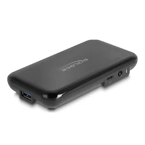 DeLOCK 64209 USB 3.2 Gen 2 Type-C хаб 10000 Mbit/s черный