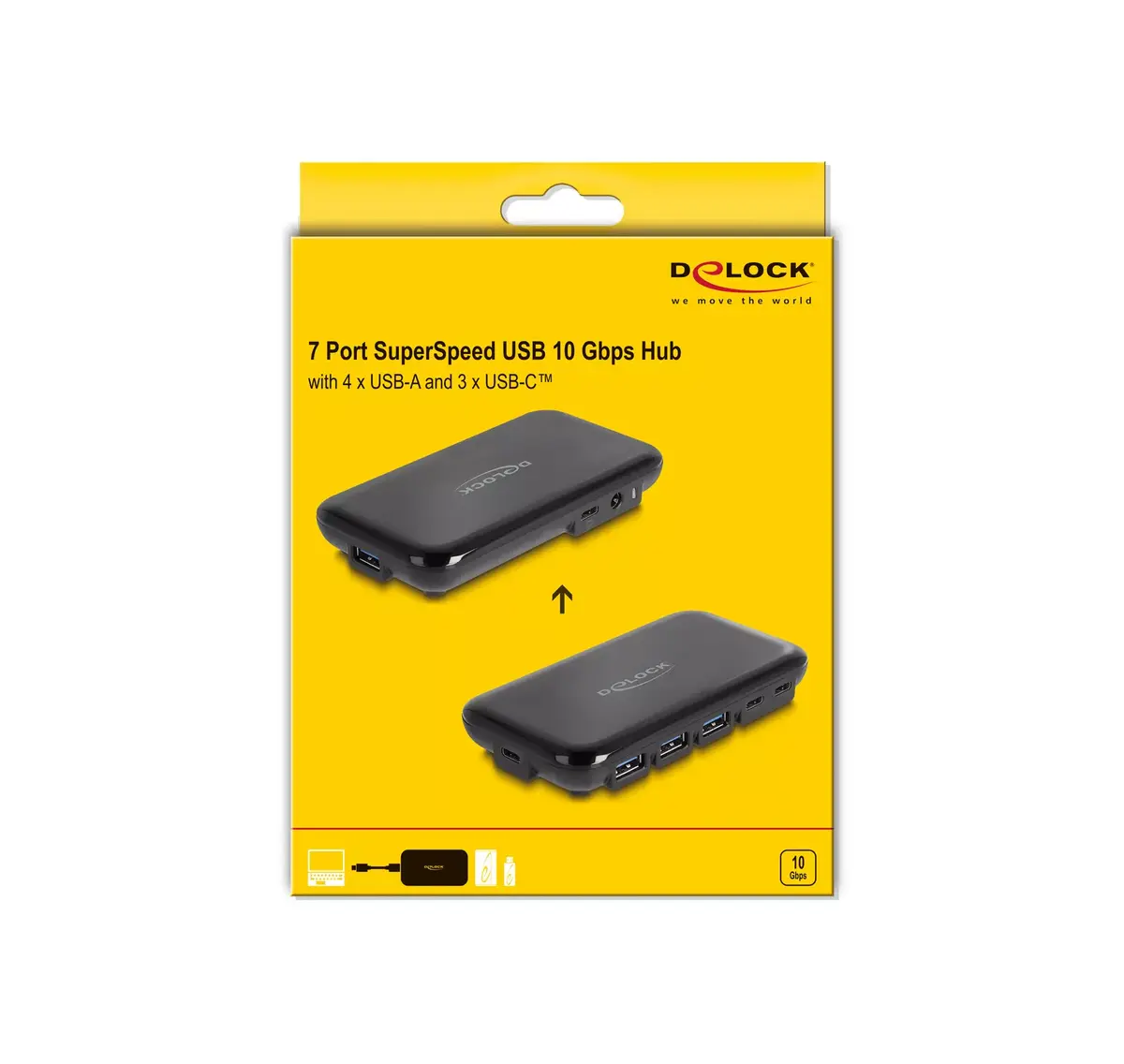 DeLOCK 64209 USB 3.2 Gen 2 хаб Photo 5