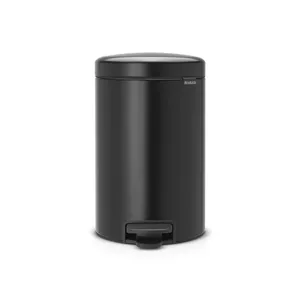Atkritumu tvertne Brabantia 113741 12L Apaļa Melna