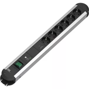 Sadalītājs Bachmann PRIMO 6x CEE 7/3 kontaktligzdas modelis 331.075 ar 6 izvadiem
