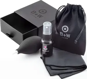 Travel cleaning set B&W 1104162 for filter and lens — compact cleaning kit