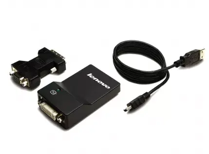 USB grafikas adapteris Lenovo USB 3.0 DVI/VGA Photo 2
