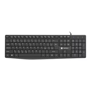 Wired Keyboard NATEC Nautilus 2 USB — CZ-SK layout, Black