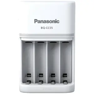 Зарядное устройство Panasonic BQ-CC55E — компактное для NiMH/NiCd аккумуляторов AA/AAA