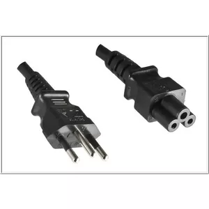 Кабель питания Microconnect PE010818BRAZIL черный 1.8 м C5 разъем