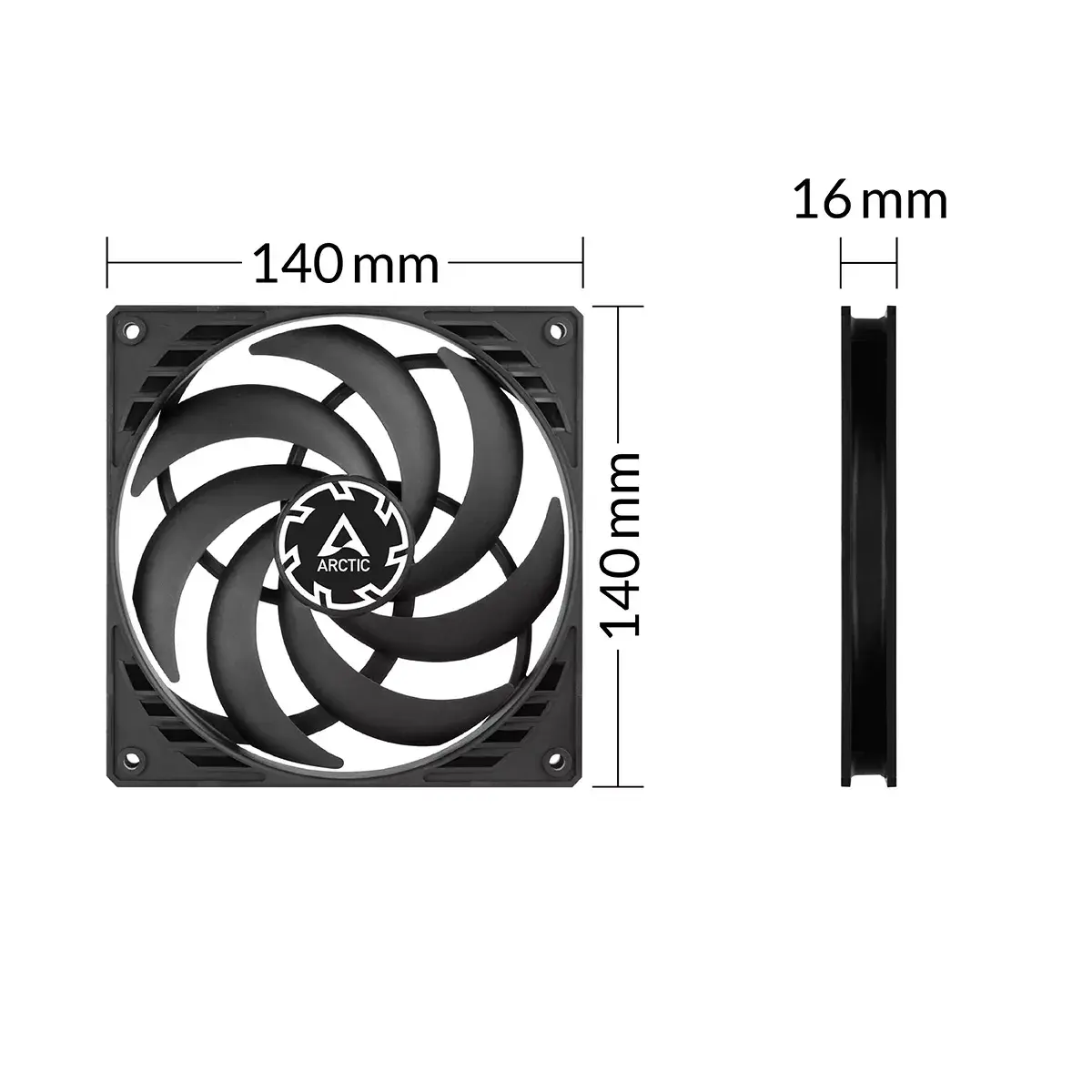 Ventilators P14 Slim PWM PST Photo 5