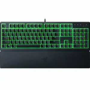 Gaming keyboard Razer Ornata V3 X wired RGB LED Black — membrane-mechanical design, compact layout