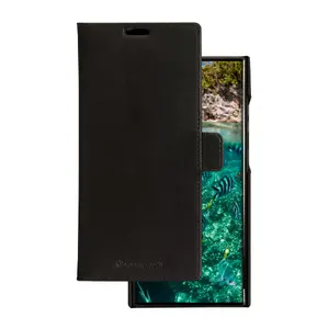 Футляр-кошелёк dbramante1928 Lynge для Samsung Galaxy S23 Ultra — чёрный, 3 кармана для карт, подходит для 6,8"
