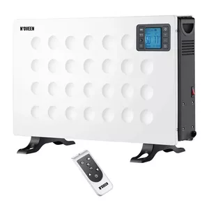 Konvektora elektriskais sildītājs NOVEEN CH8000 — 2000 W, 3 jaudas līmeņi, taimeris, tālvadība, balts