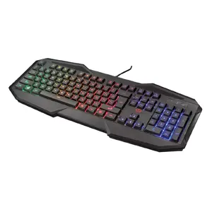 Игровая клавиатура Trust GXT 830-RW Avonn USB Немецкая Черная RGB LED