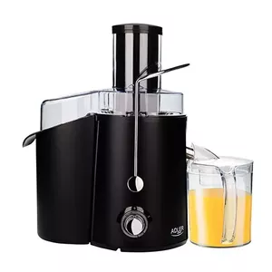Centrifugal juicer Adler AD 4127 — 1000 W, black, juice container, 3.9 kg