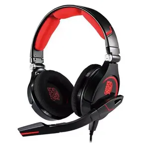 Austiņas THERMALTAKE Tt eSPORTS CRONOS vadu, ar galvas lentu, spēlēm, apkārtuzušas (Circumaural), 20–20000 Hz, 1,8 m, melnas