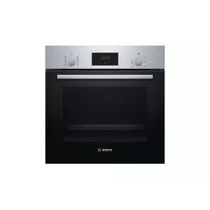 Built-in electric oven Bosch Serie 2 HBF114ES0 — 66 L, stainless steel, touch + rotary control, 7 programs, grill, convection, 50–275 °C