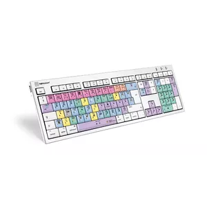 Keyboard Logickeyboard LKB-FCPX10-CWMU-UK Office USB QWERTY UK English Multicolour
