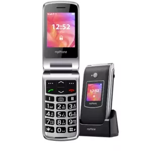 myPhone Rumba 2 6.1 cm (2.4") Black, Silver Senior phone