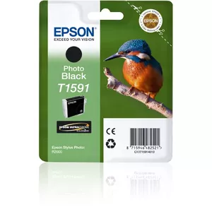Картридж EPSON Tinte Photo Black T1591 1 x 17 мл Ultrachrome Hi-Gloss2