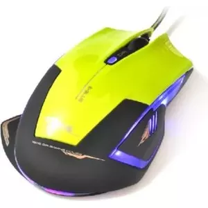 Gaming mouse e-blue Mazer — right-hand, Blue LED, USB Type-A, 2500 DPI, 6 buttons