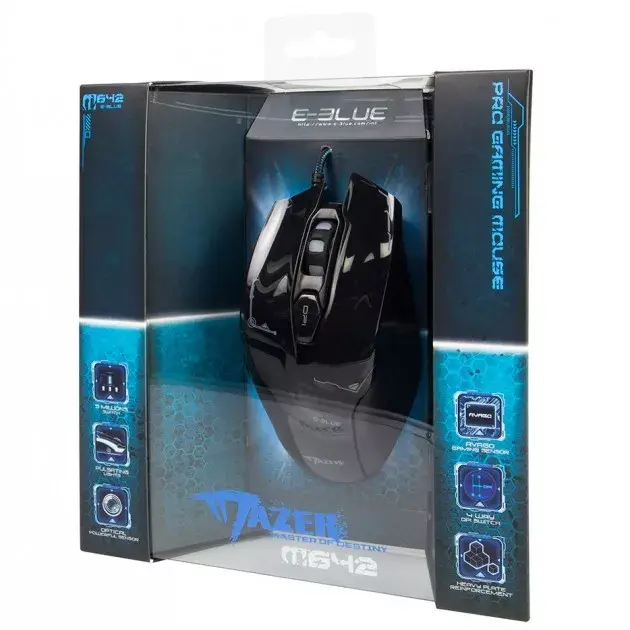 Spēļu pele e-blue Mazer M642 Photo 4