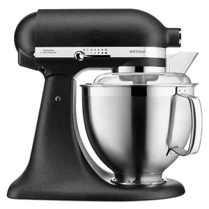 Кухонный комбайн KITCHENAID ARTISAN 5KSM185PS — чашa 4.8 л (нерж.), 300 Вт, 10 скоростей, чёрный
