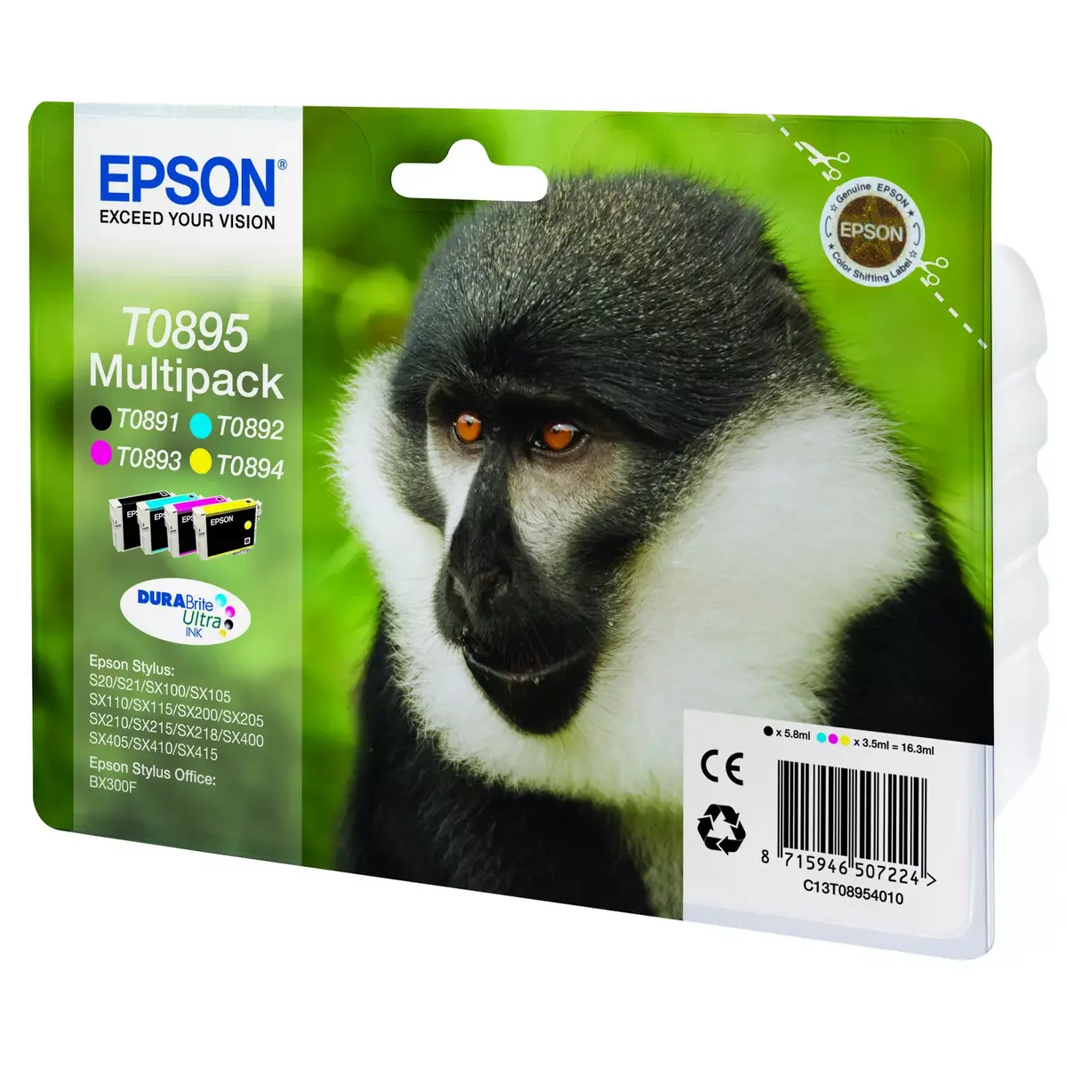 Kārtridžs Epson T0895 Multipack C/M/Y/BK Photo 2