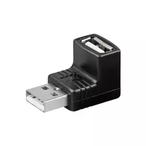 Goobay USB A M/FM USB B FM Melns