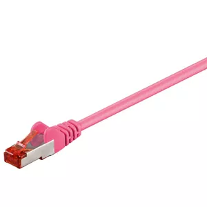Goobay 93439 tīkla kabelis Fuksīns 3 m Cat6 S/FTP (S-STP)