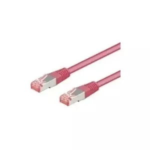 Сетевой кабель Goobay CAT 6-2000 SSTP PIMF 20м Магента