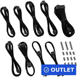 CableMod CM-RTS-CKIT-NKK-R internal power cable in black color