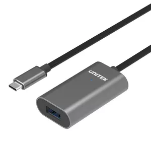 USB кабель UNITEK U304A USB 3.2 Gen 1 5м USB C USB A Серый