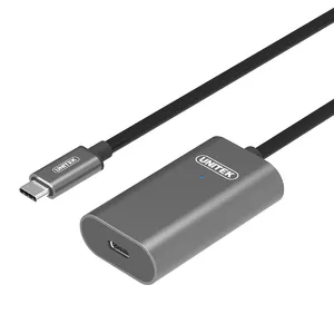USB Cable UNITEK U305A 5m USB 3.2 Gen 1 USB C Grey
