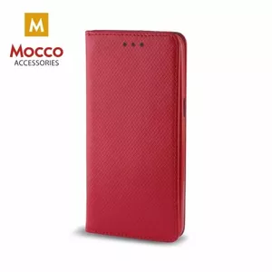 Phone book case Mocco for Huawei Y9 2018 — red, magnetic smart cover