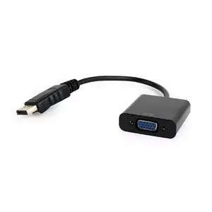Video cable adapter Gembird VGA (D-Sub) male to DisplayPort, black, 44×22mm, 8 g