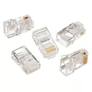 Gembird LC-8P8C-001/100 коннектор 8P8C (RJ-45) Прозрачный