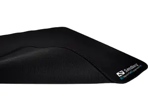 Sandberg Gamer Mousepad XL Black Monochromatic Gaming Mouse Pad without Wrist Rest