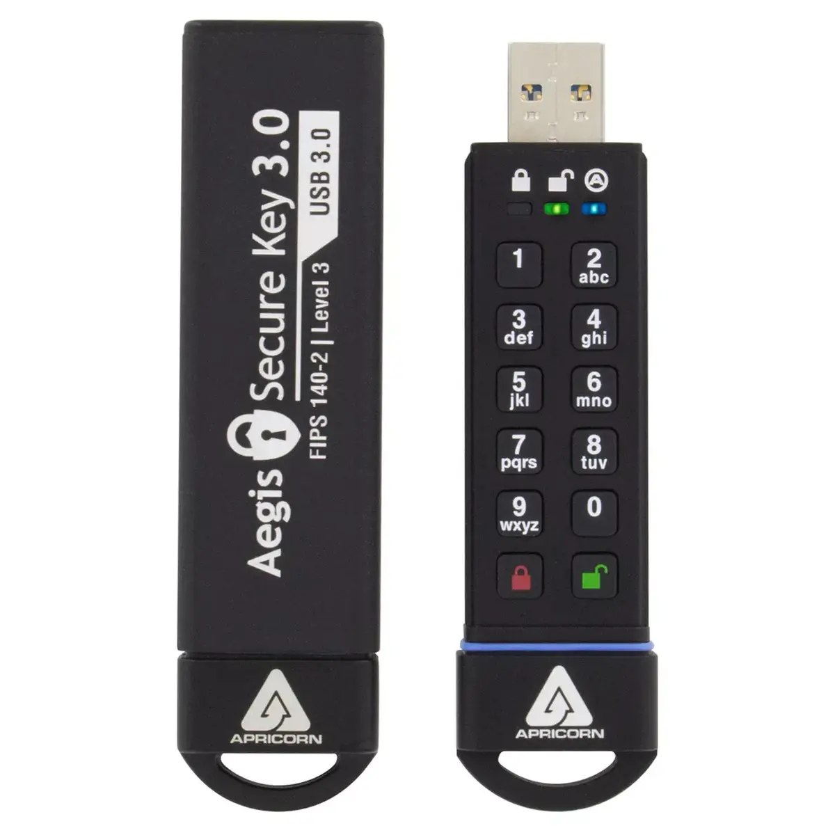 USB флеш-память Apricorn 480 ГБ Aegis Secure Key 3.0 Photo 3