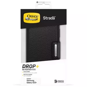OtterBox Strada Series Folio Case for Samsung Galaxy S23+ Black