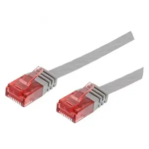 Networking cable Microconnect V-UTP60025-FLAT RJ-45 Cat6 0.25 m Grey