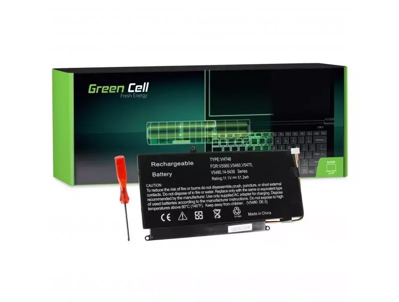 Akumulators Green Cell DE105 DELL Vostro 5460 5470 5480 5560 Photo 5