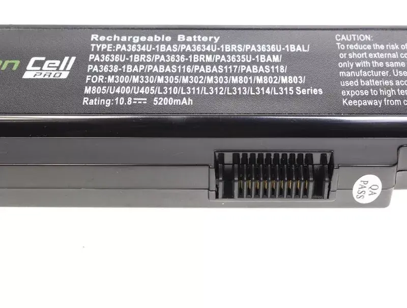 Аккумулятор Green Cell PA3817U-1BRS для Toshiba Satellite Photo 4